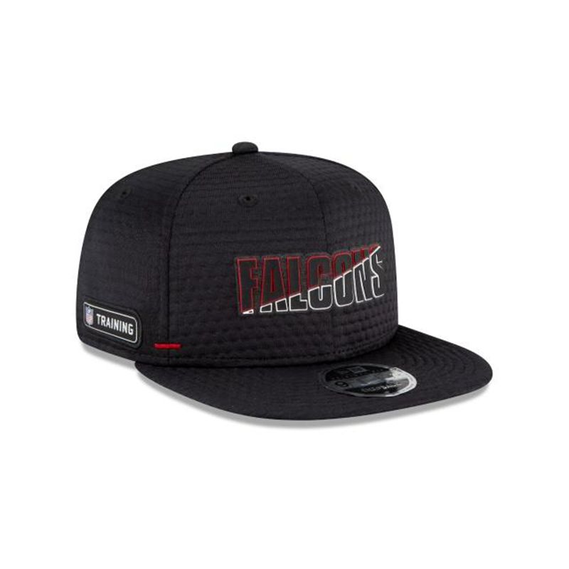 NFL Atlanta Falcons Official Summer Sideline 9Fifty Snapback (MOZ9522) - Black New Era Caps